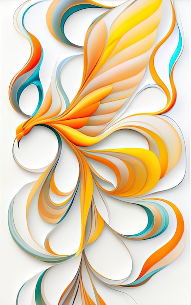 Phoenix abstract art background