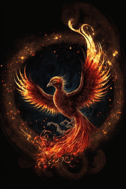 The phoenix is reborn in the ninth heaven generative ai