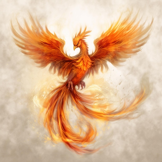 Premium Photo | Phoenix Reborn A Collection of Flaming Bird Designs ...