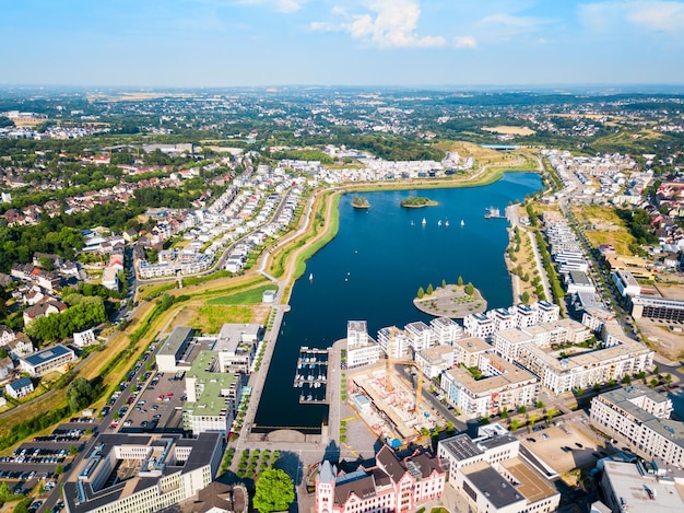 Phoenix See lake in Dortmund