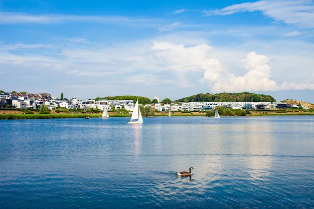 Phoenix See lake in Dortmund