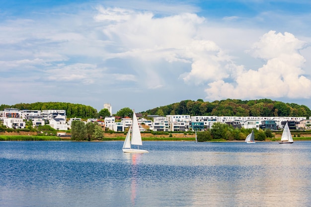 Phoenix See lake in Dortmund