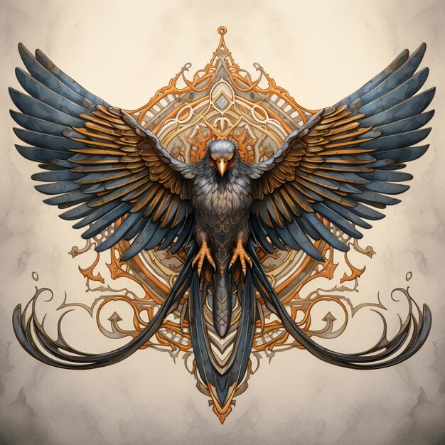 phoenix wings illustration