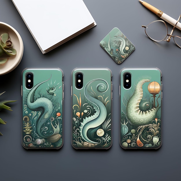 創造的で審美的なデザインを誇る電話ケースは、これらのかわいい動物であなたのユニークなスタイルを表現します