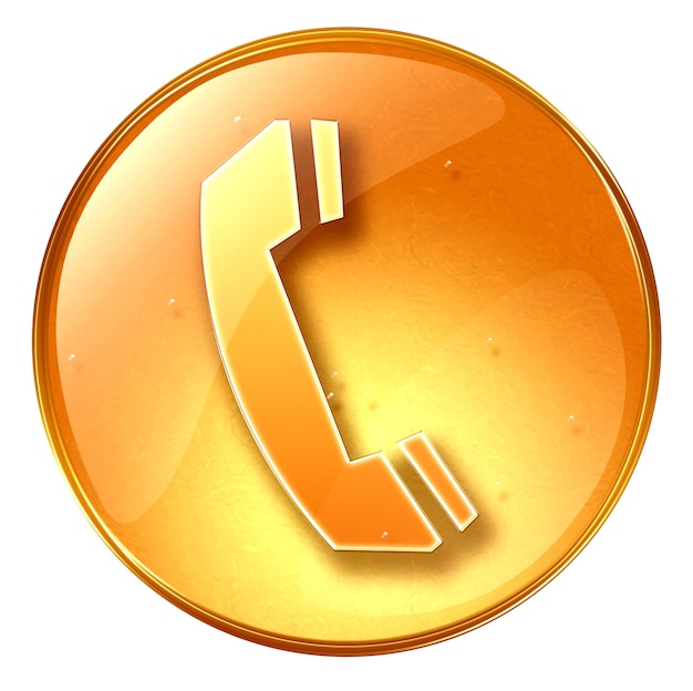 phone icon yellow