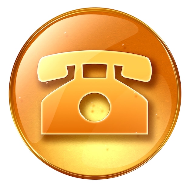 Photo phone icon yellow