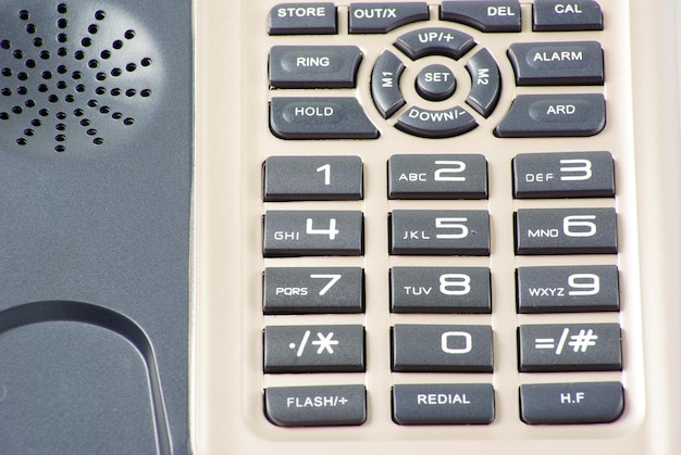 Phone keypad