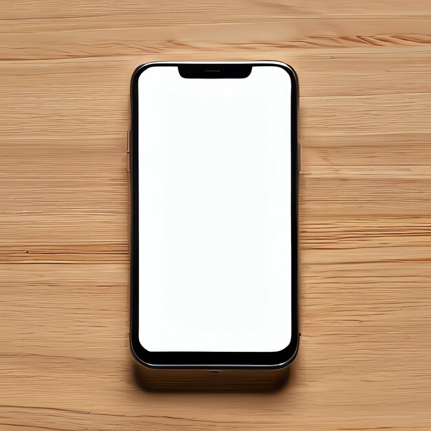 Phone landscape mockupEmpty Smartphone Android perspective view mockup