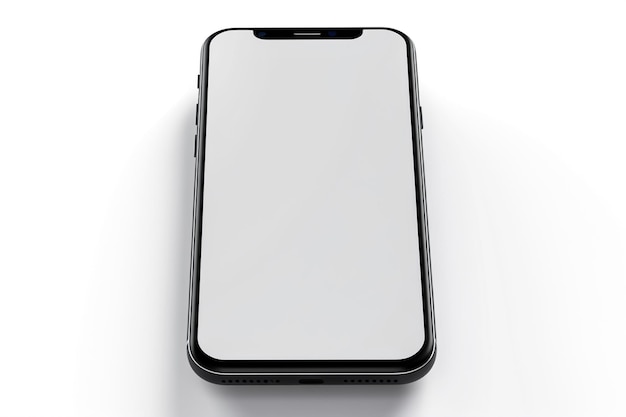 Phone mockup template Smartphone with blank screen mockup template for product display or ads