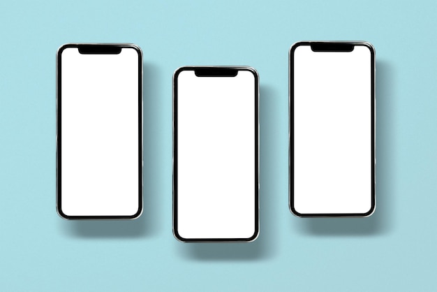 スマートフォン画面モックアップ (PNG) 透明デジタルデバイス