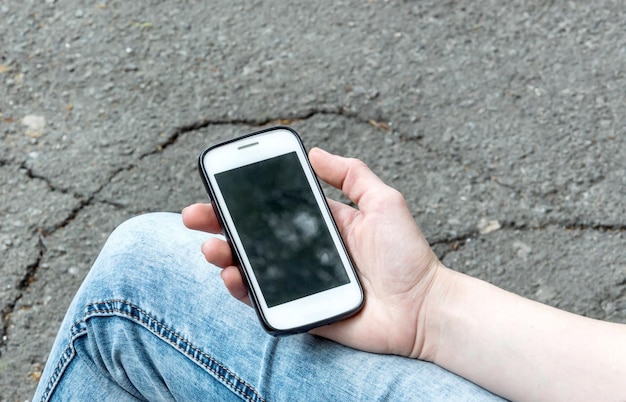 The phone in the women's hand