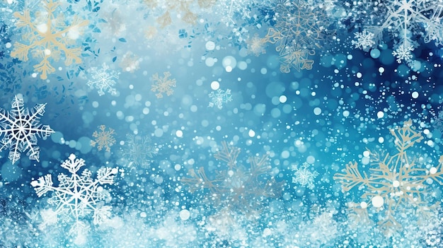 photo 3d render of a christmas snowy background