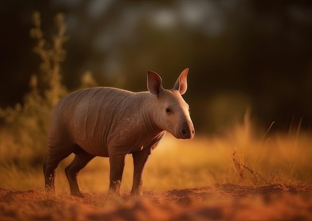 Photo of an aardvark in its natural habitat 5