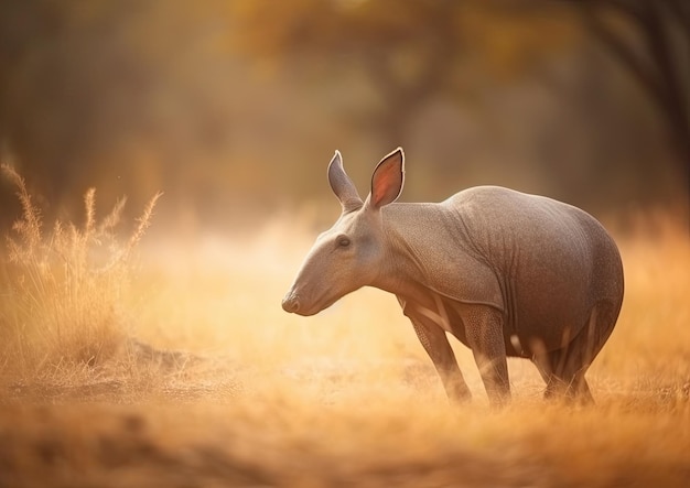 Photo of an aardvark in its natural habitat 7