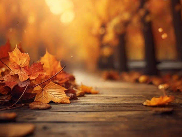 Photo photo abstract autumn background