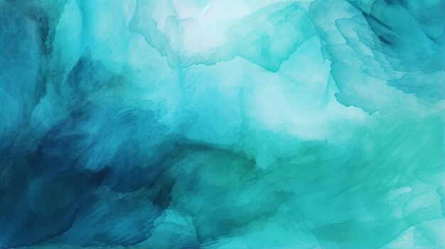 Photo photo of abstract blue and green watercolor mix background design