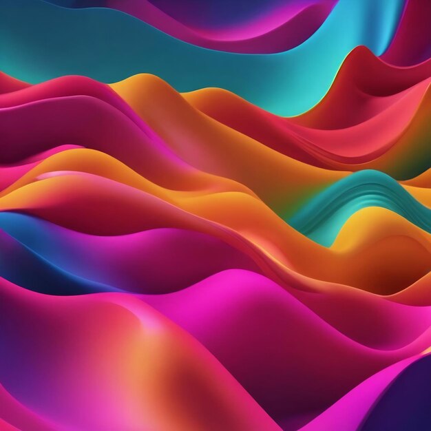 Photo abstract colorful gradient background design