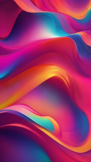 Photo abstract colorful gradient background design