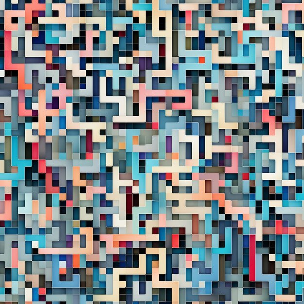 photo abstract and colorful pixel background