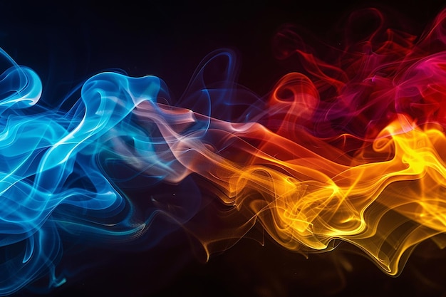 Photo of Abstract Colorful Smoke