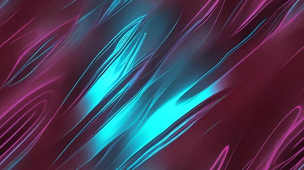 Photo photo abstract flowing neon wave background