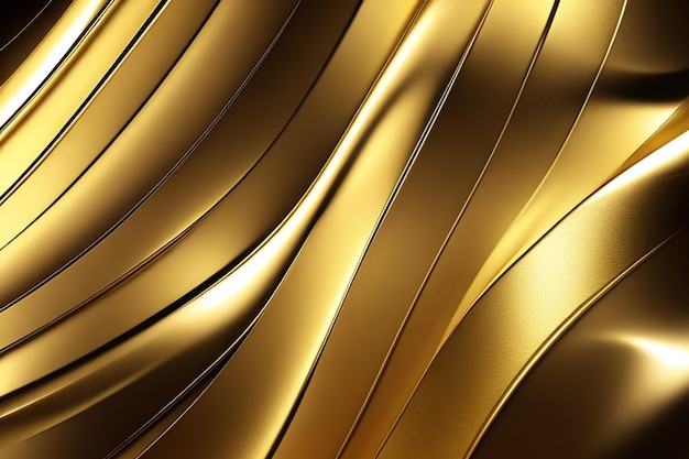 Photo abstract gold metallic background design