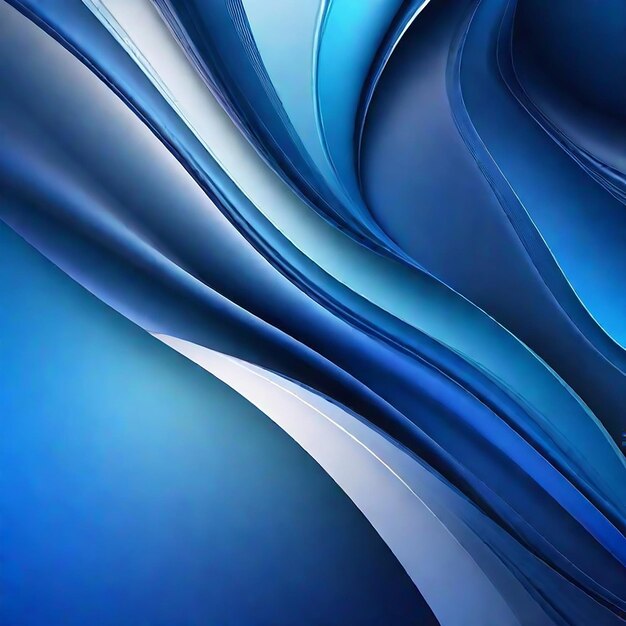 Photo abstract luxury gradient blue ai photo generated