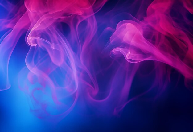 Photo of abstract neon color smoke wallpaper background design