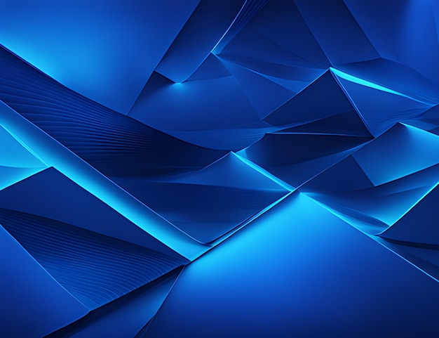 Photo abstract neon style blue wide banner design background abstract modern 3d banner design