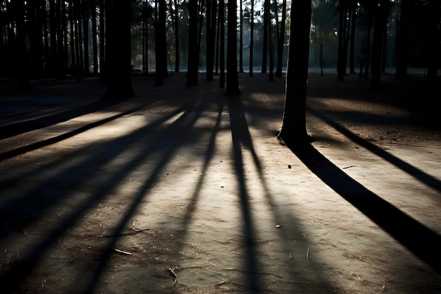 Foto foto di modelli astratti di luce e ombra sul