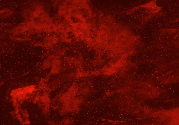 Photo abstract red nebula background
