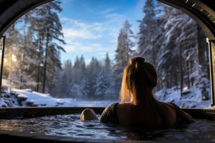 Photo photo of an activity in winter