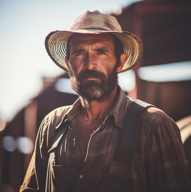 Photo photo agriculture worker