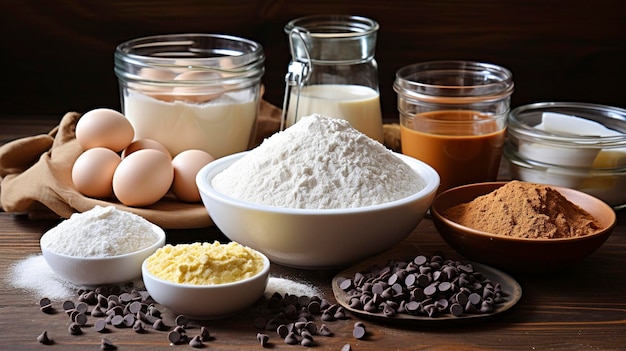 Photo a photo of allergen free baking ingredients