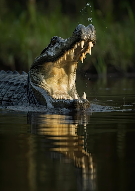 Photo of an alligator