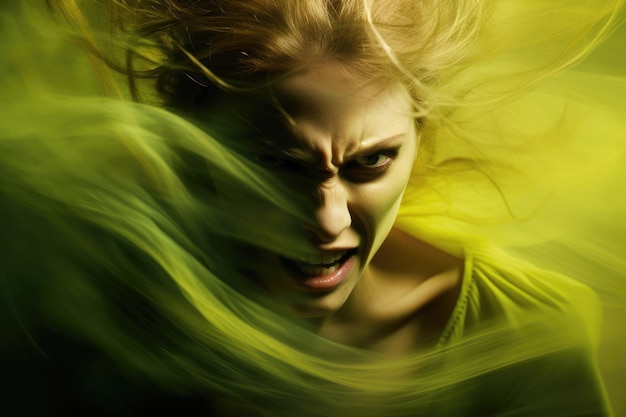 Photo of angry woman