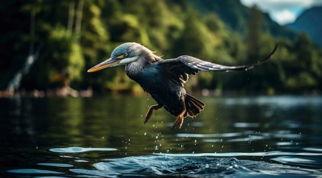 自然の生息地にある動物の写真