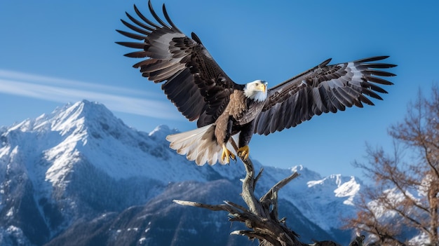 A photo of an animal in wild with sky in background