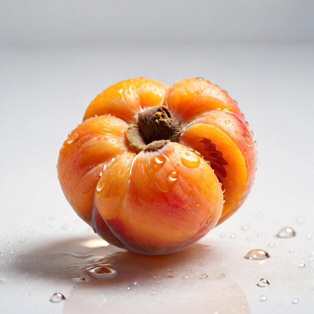 Photo of apricot isolated on background