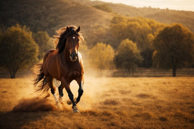 Photo photo an arabian hoarse