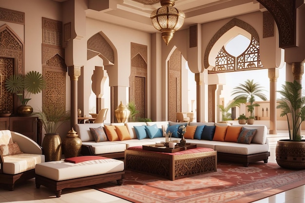 Фото гостиная в арабском стиле