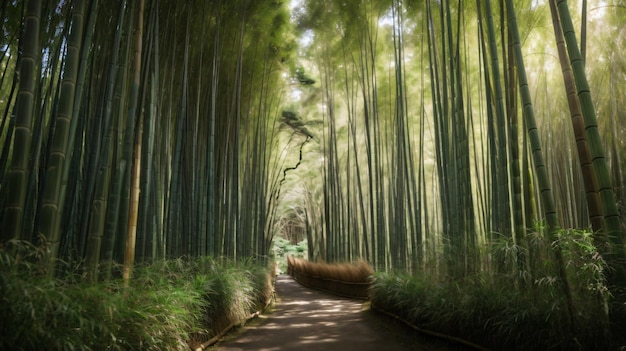 photo of arashiyama bamboo forest japan