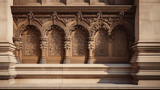 A Photo of an Architectural Detail such as a Staircase Doorway or Window Frame