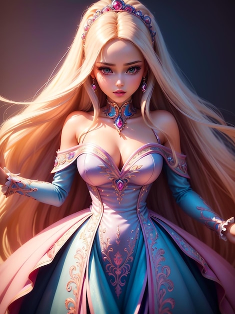 Photo of an Artistic and stunning Barbie girl