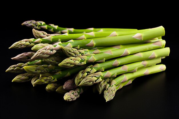 Photo of asparagus with no background