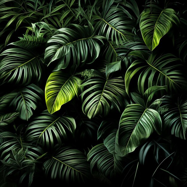 Foto foto stagione autunnale foglie scena della pianta generativa ai