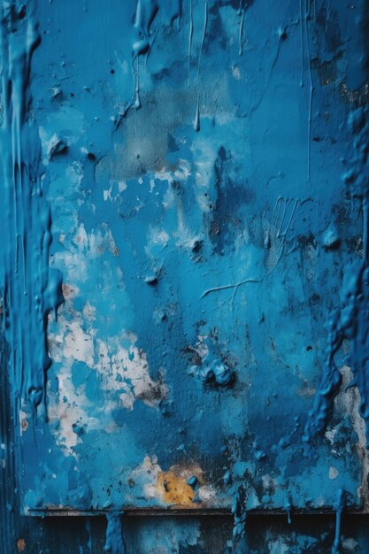 Photo background for portrait blue color paint texture