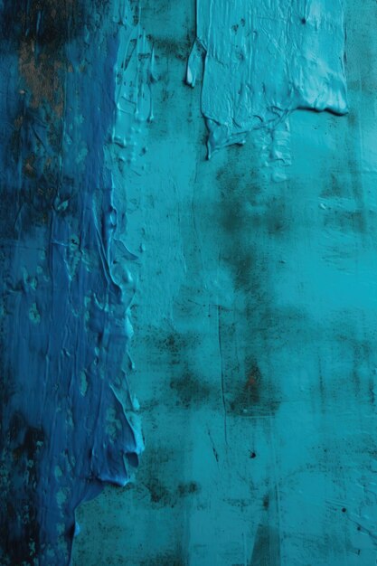 Photo background for portrait blue color paint texture