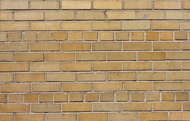 The photo background of yellow brick wall