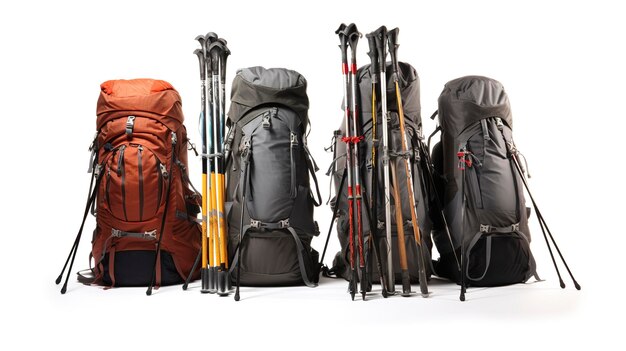 A photo of Backpacks and Trekking Poles